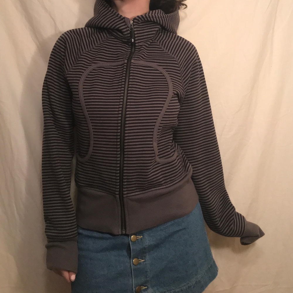 Purple / Gray Lululemon zip-up